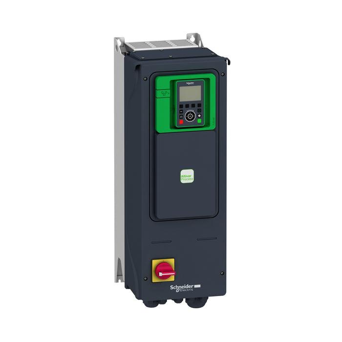 Variable speed drive, Altivar Process ATV900, ATV950, 0,75 kW, 400/480 V, w braking unit/switch, IP55