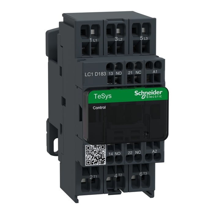 TeSys D contactor - 3P(3 NO) - AC-3 - <= 440 V 18 A - 110 V AC coil
