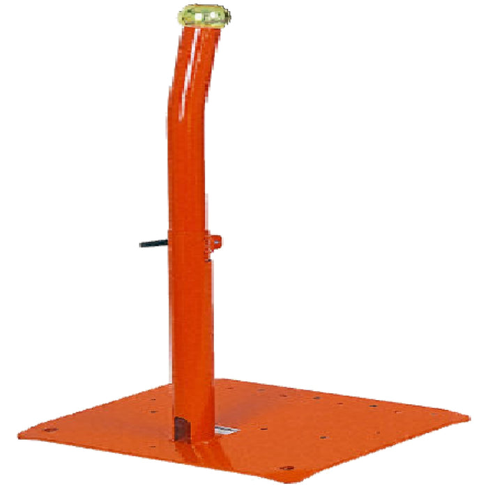 Preventa XY2 SB, Pedestal for two-hand control station, metal, orange, adjustable height