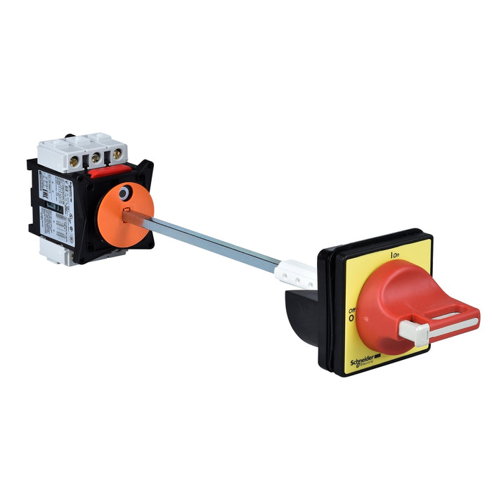 TeSys Vario - emergency stop switch disconnector - 20 A - back of enclosure