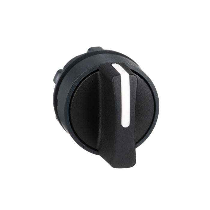 Harmony XB5, Selector switch head, plastic, black, Ø22, 3 positions, stay put