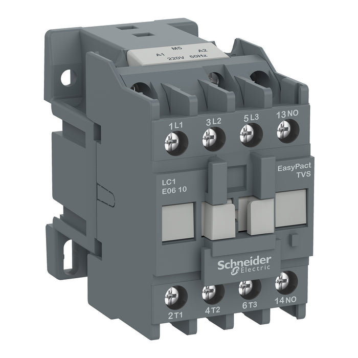 EasyPact TVS contactor 3P(3 NO) - AC-3 - <= 440 V 18A - 110 V AC coil