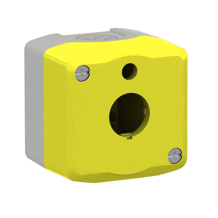 empty box yellow color for illuminated e.stop 1 hole