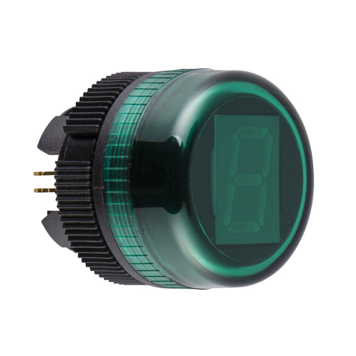 green digital display head Ø22