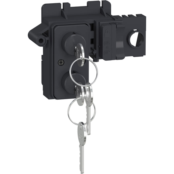 OFF-position locking - 2 different Ronis keylocks + padlock - for MTZ2/MTZ3