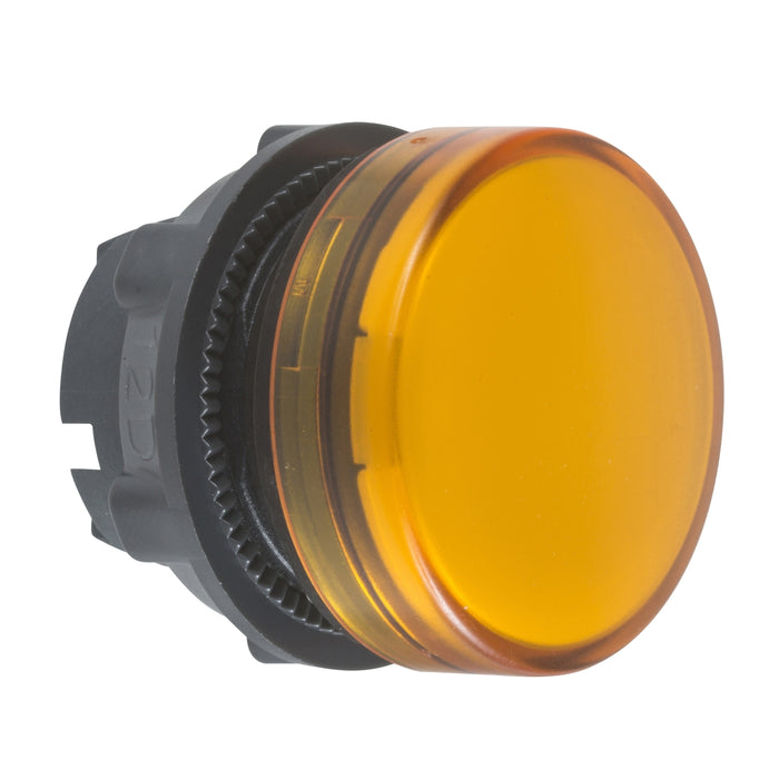 Harmony XB5, Pilot light head, metal, orange, Ø22, plain lens for BA9s bulb