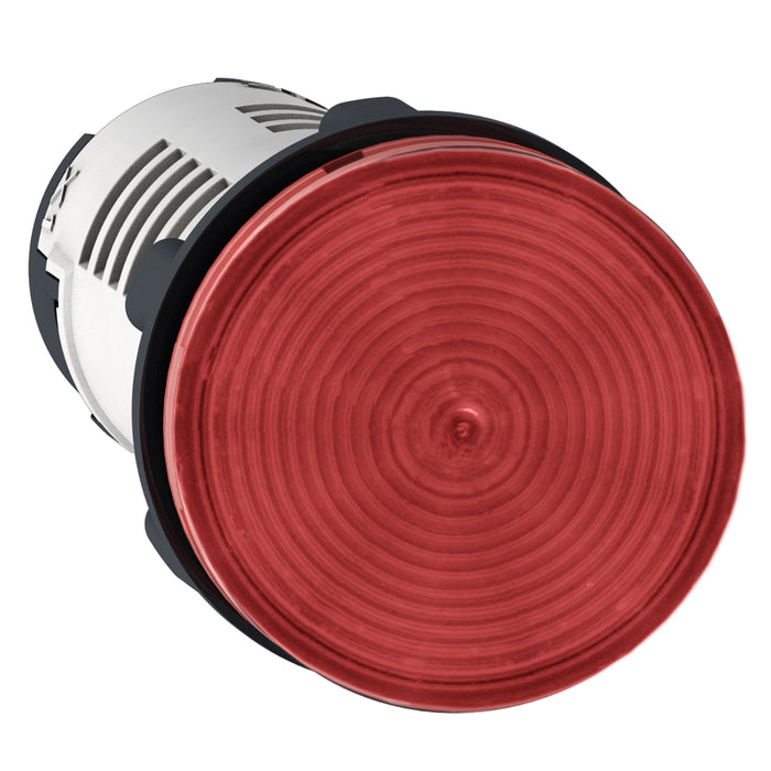 Harmony XB7, Monolithic pilot light, plastic, red, Ø22, integral LED, 230…240 V AC