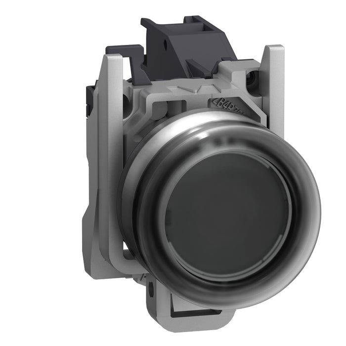 Complete push button, Harmony XB4, Explosive atmosphere, pushbutton black with boot