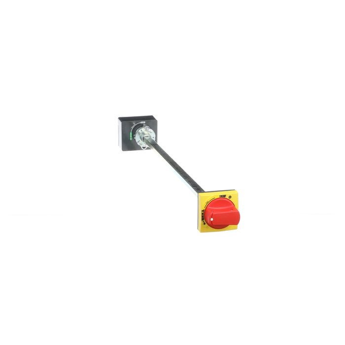 extended rotary handle, ComPact NSXm, red handle on yellow front, shaft length 200 to 600 mm, IP54