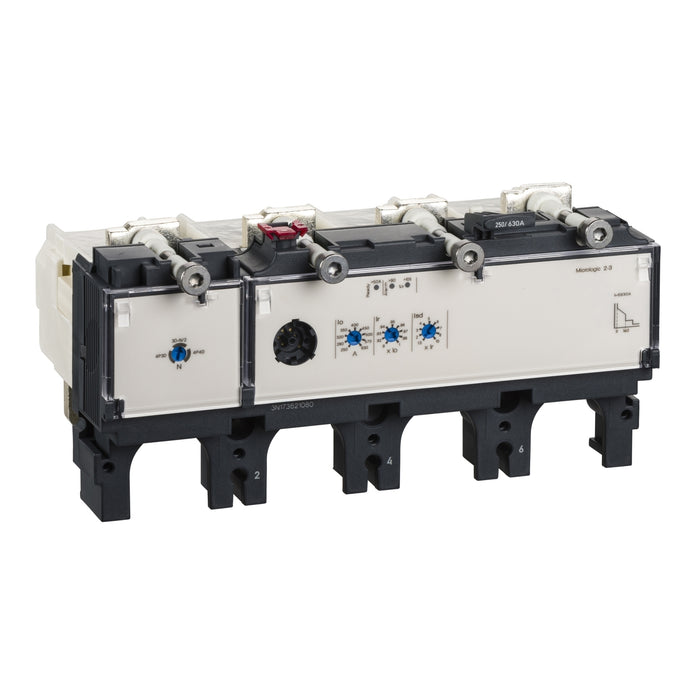 trip unit MicroLogic 2.3 for ComPact NSX 400/630 circuit breakers, electronic, rating 250A, 4 poles 4d