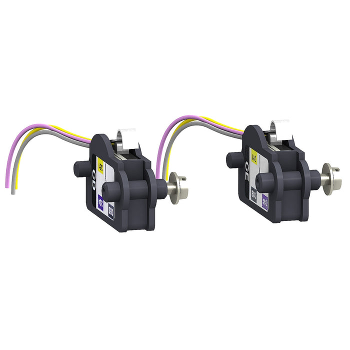 carriage switches, drawout ComPact NSX, chassis connected (CE)/diconnected (CD) position, 2 changeover contact types