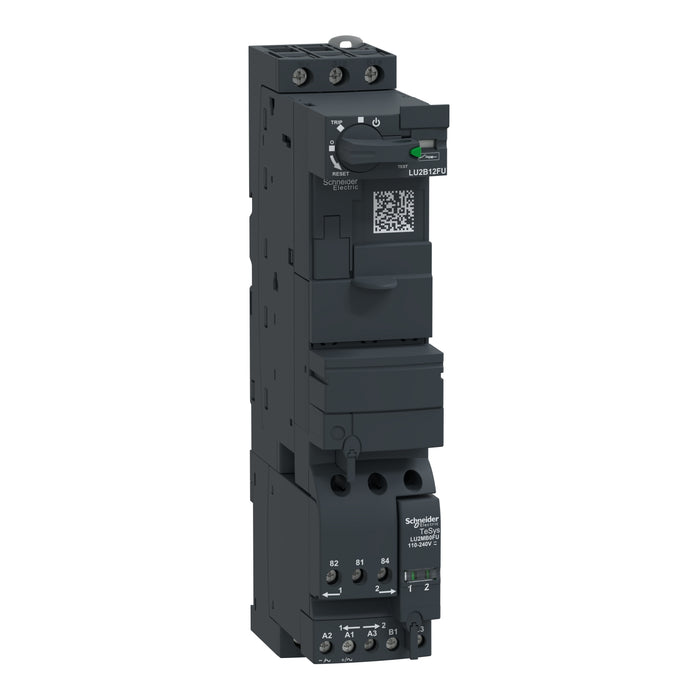 Reversing power base, TeSys U, 3P, 12A/690V, coil 110-240V AC/DC