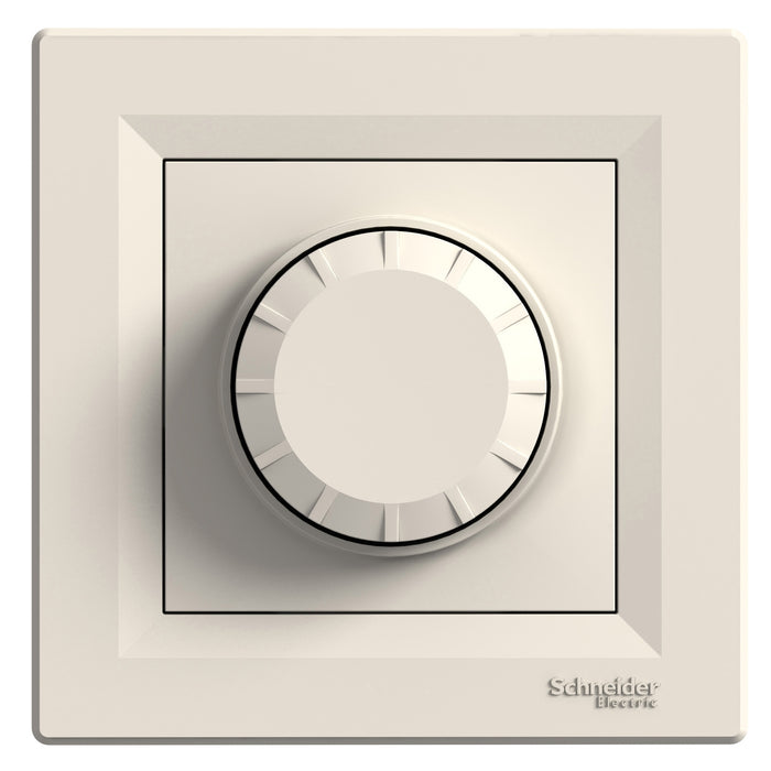 Asfora - 2-way rotary dimmer - RL, 40-600VA cream