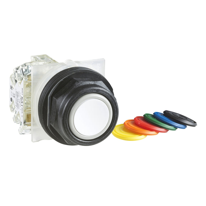 PUSHBUTTON 600VAC 10AMP 30MM SK +OPTIONS 1