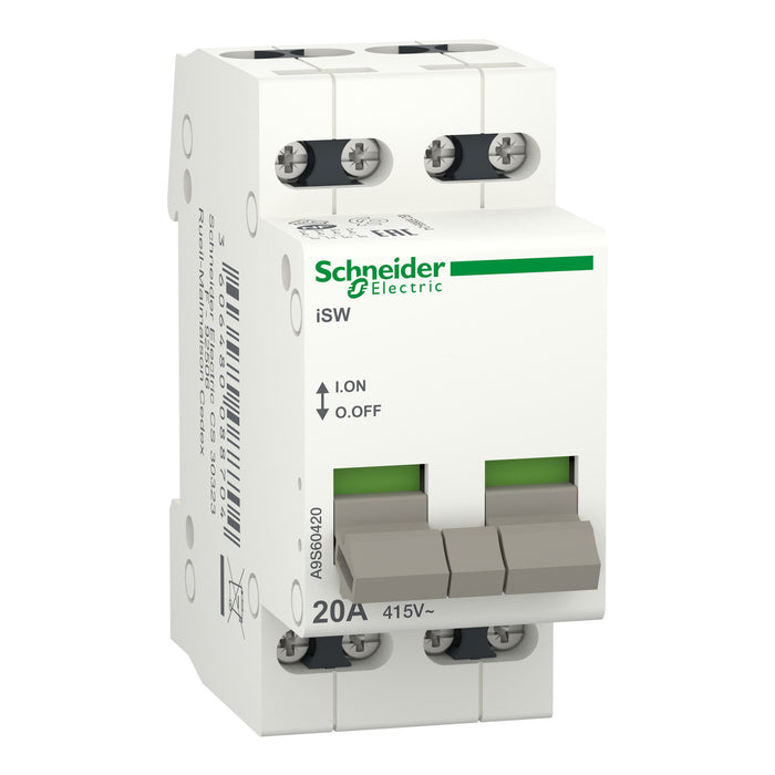 switch Acti9 iSW - 4 poles - 20 A - 415V