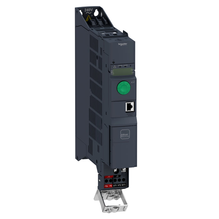 Variable speed drive, Altivar Machine ATV320, 0.75 kW, 200...240 V, 1 phase, book