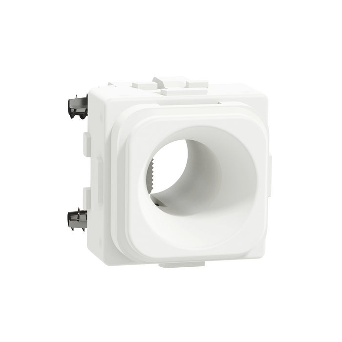Iconic, cable outlet, white