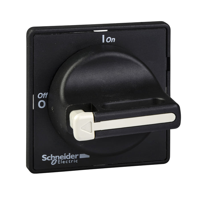 TeSys VARIO / Mini VARIO - front and black rotary handle - 1 to 3 padlocking