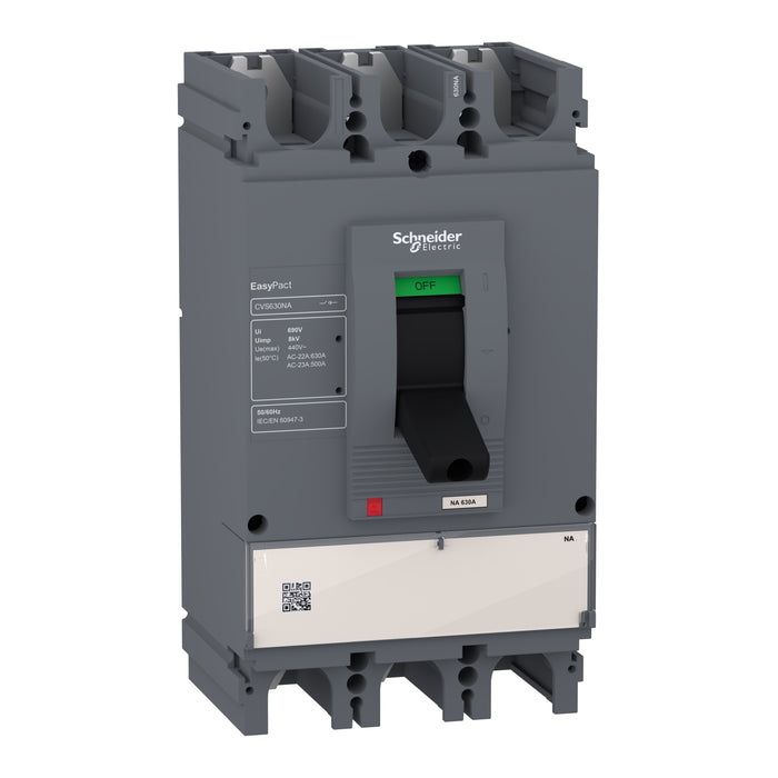 switch disconnector EasyPact CVS400NA, 3 poles, 400 A, AC22A, AC23A