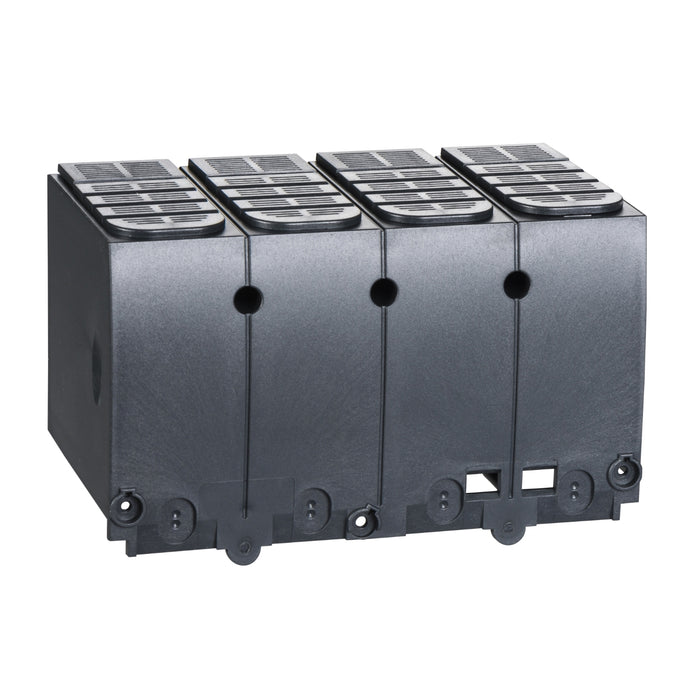 long terminal shield, ComPact NSX100/160/250, pitch 35 mm, IP40, 4 poles