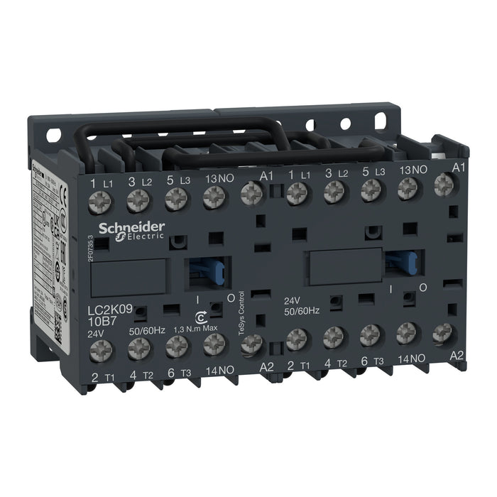 TeSys K reversing contactor - 3P - AC-3 <= 440 V 9 A - 1 NO - 48 V AC coil