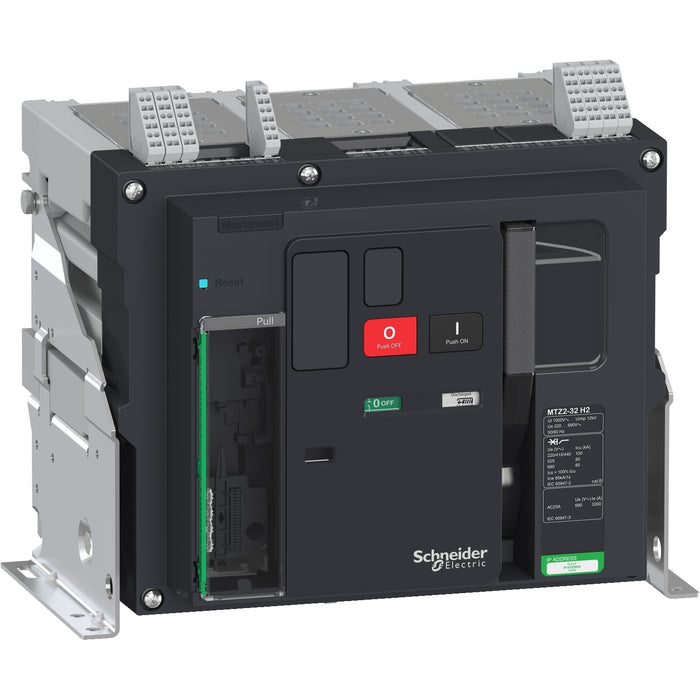Circuit breaker Masterpact MTZ2 32H2, 3200 A, 3P fixed, without Micrologic