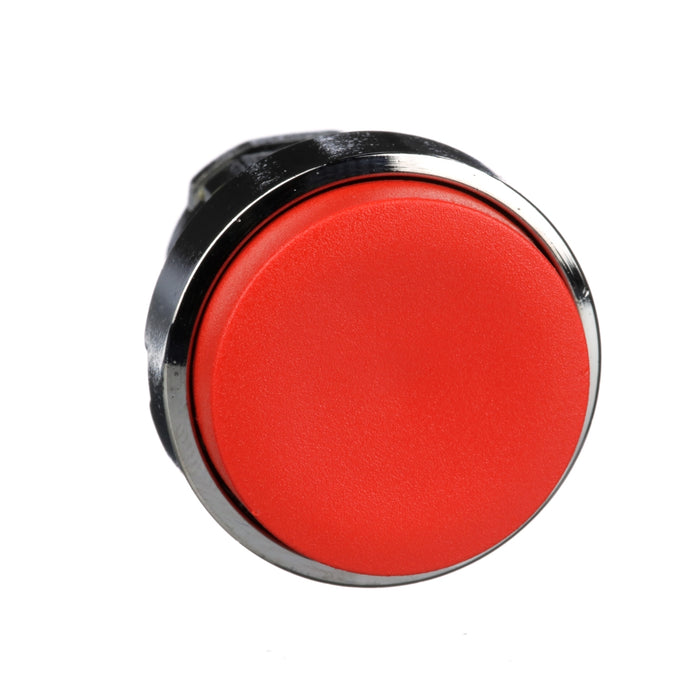 Harmony XB4, Push button head, metal, projecting, red, Ø22, spring return, unmarked