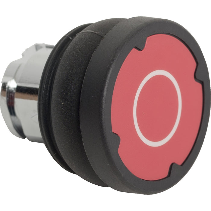 Head for push button, Harmony XB4, pushbutton harsh environment, red, with marking