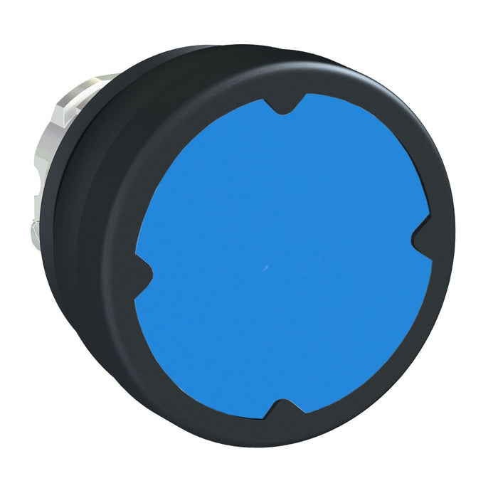 Head for push button, Harmony XB4, pushbutton harsh environment, dark blue, without marking