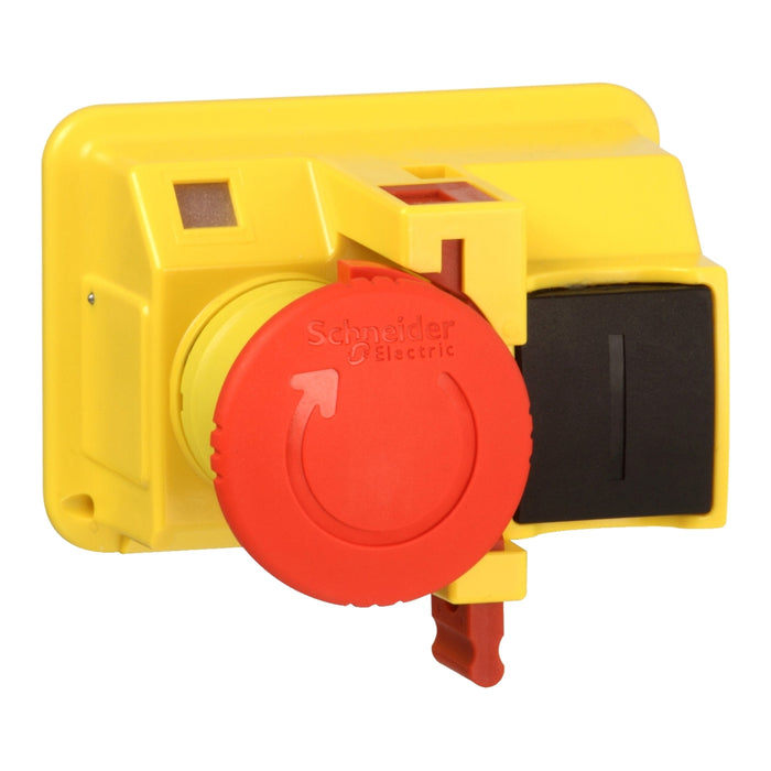 TeSys GV2 - Emergency stop pushbutton - latching - turn to release - padlocking