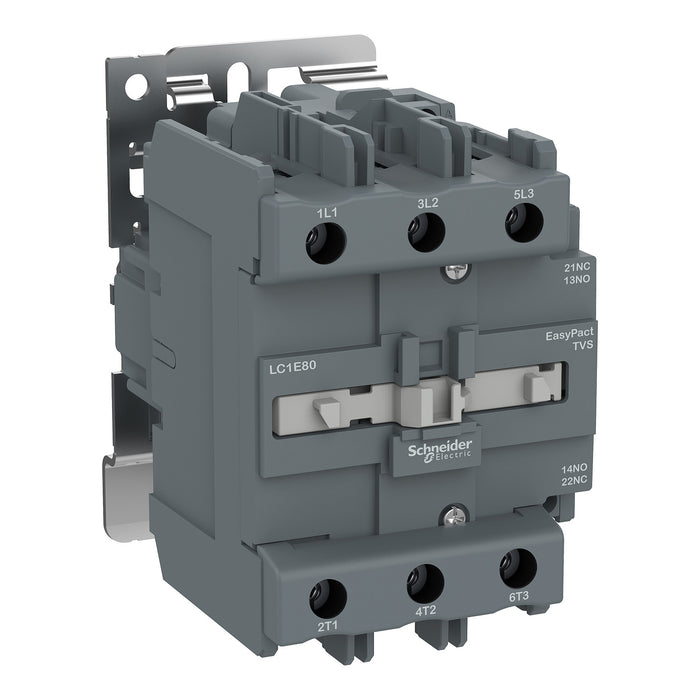 EasyPact TVS contactor 3P(3 NO), AC-3, <= 440 V 80A, 220 VAC coil