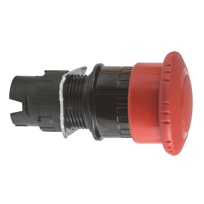 Head for emergency stop push button, Harmony XB6, red Ø 30 pushbutton Ø 16 trigger and latching turn release
