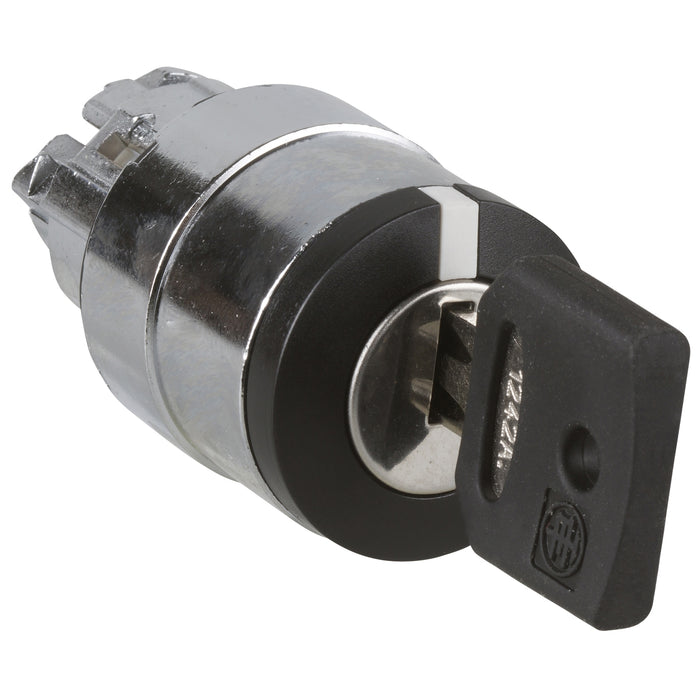 Head for key selector switch, Harmony XB4, Ø22 mm, 2 position 1242 A