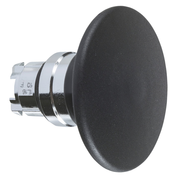 Head for non illuminated push button, Harmony XB4, XB5, black Ø 60 mushroom pushbutton Ø22 mm latching turn release