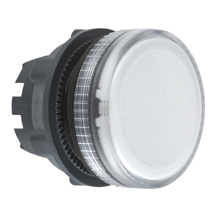 Head for pilot light, Harmony XB5, clear Ø22 mm plain lens ba9s bulb