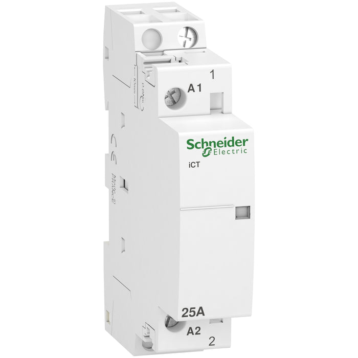 Schneider iCT Contactor 25 A, 1NO, 230–240 V AC 50 Hz