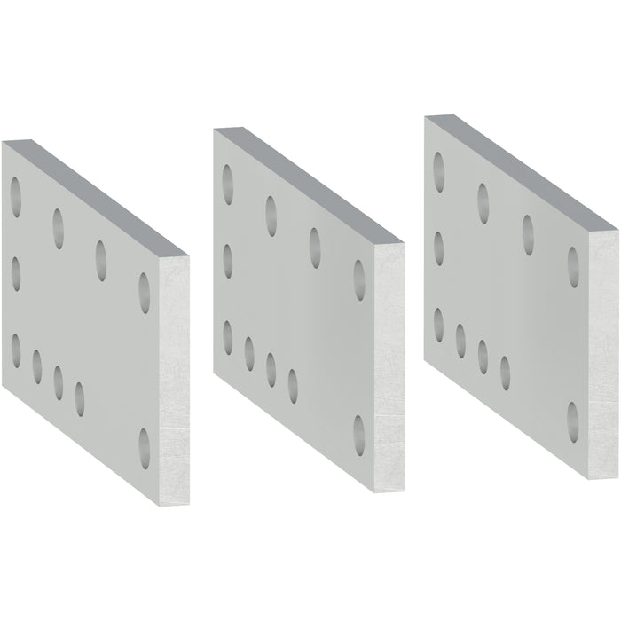 cable lug adapters, connection up to 4 cables with lugs, set of 3 parts