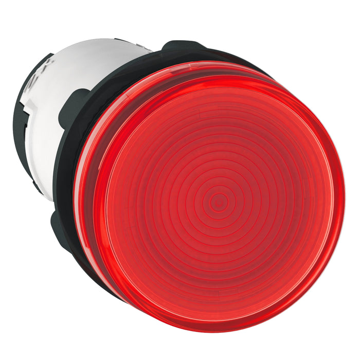 Pilot light, Harmony XB7, round Ø22 mm, red, bulb BA 9 s, 230 V, screw clamp terminals