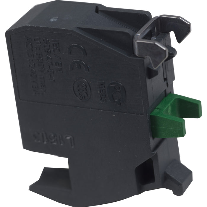 Harmony XB4, Single contact block, silver alloy, plug-in connector, 1 NO