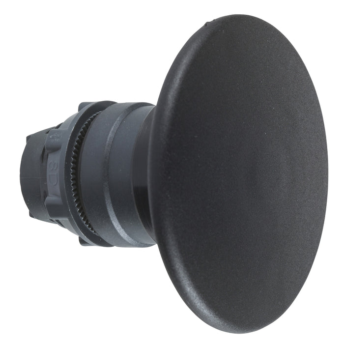 Harmony XB5, Mushroom push button head Ø60, plastic, black, Ø22, spring return
