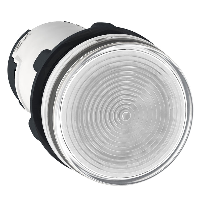 Pilot light, Harmony XB7, round Ø22 mm, clear, bulb BA 9 s, 230 V, screw clamp terminals