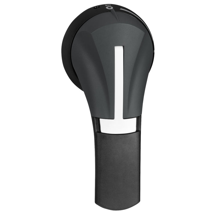 External rotary handle, TeSys GS, black handle, right side mounting, 2 positions I-O, IP65, for GS 100-400A IEC