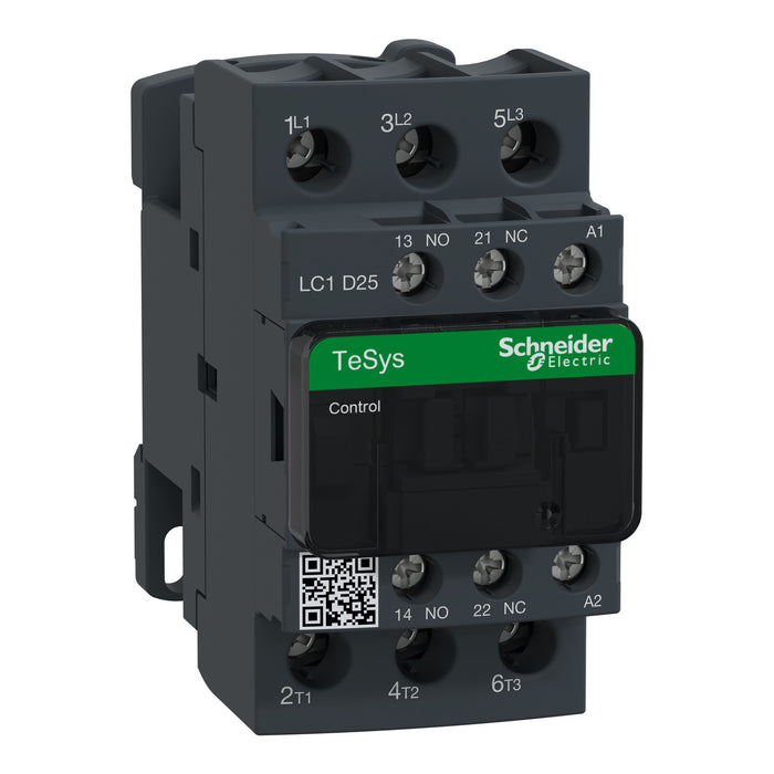 LC1D25P7, TeSys D contactor, 3P(3 NO), AC-3, <= 440 V 25 A, 230 VAC coil