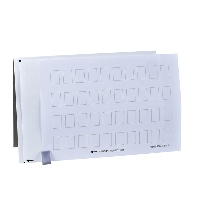 Harmony XB4, Sheet of 40 unmarked legends 18 x 27 mm for legend holder 30 x 50 mm