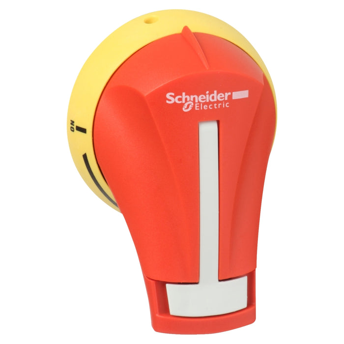 External rotary handle, TeSys GS, red handle, right side mounting, 2 positions I-O, IP65, for GS 32-63A IEC