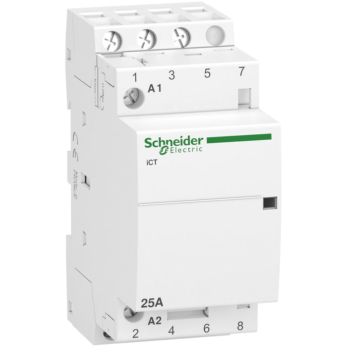 contactor iCT, 3 poles, 3 NO, 25 A, 220-240 VAC
