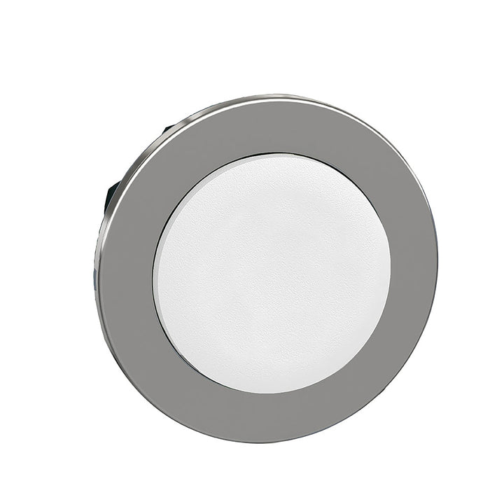 Head for non illuminated push button, Harmony XB4, flush mounted white projecting pushbutton push