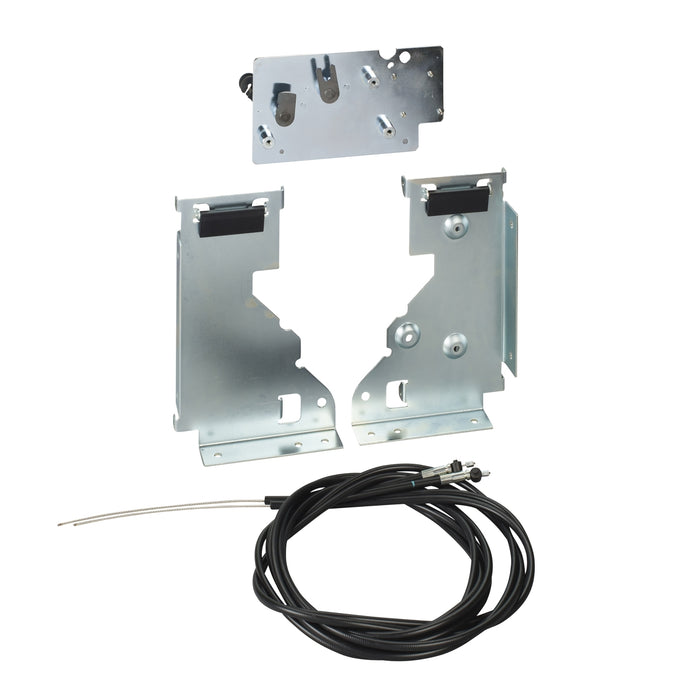 mechanical interlocking using cables, ComPact N630b to NS1600, source changeover for 2 fixed devices