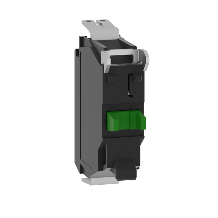 Harmony XB4, Single contact block, silver alloy, faston connector, 1 NO