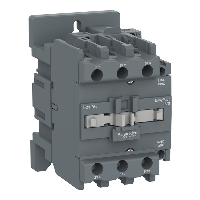 EasyPact TVS contactor 3P(3 NO), AC-3, <= 440 V 50A, 220 VAC coil